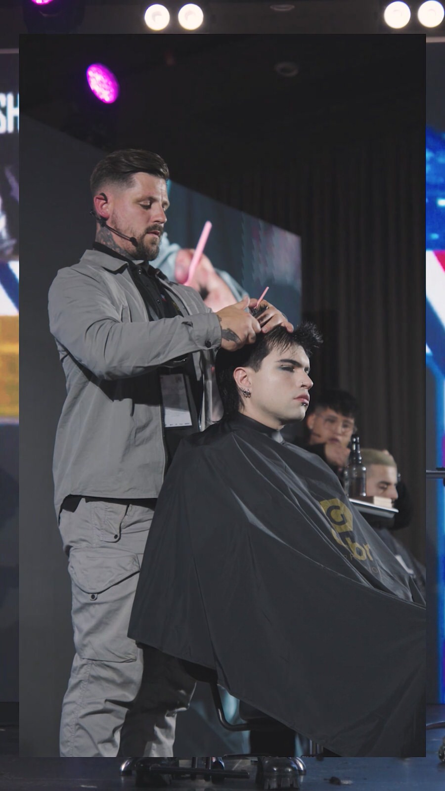 Resumen para redes sociales evento de barbería, Santiago