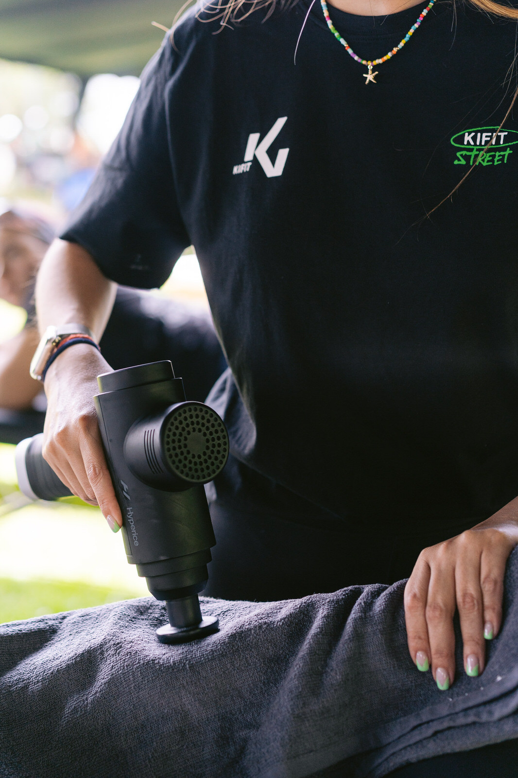 Kifit TNF Endurance Trail 2025 — terapeuta tratamiento brazo dispositivo