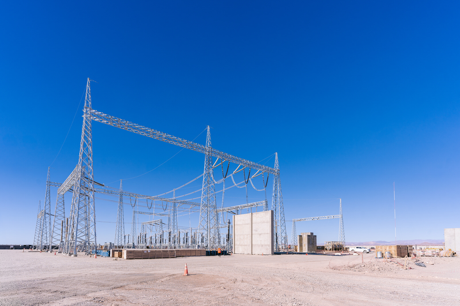 WEG Transformador Antofagasta — subestacion estructura construccion 1
