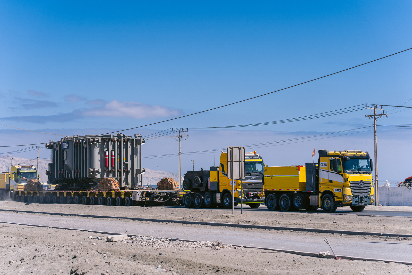 WEG Transformador Antofagasta — transformador trailer via ferrea