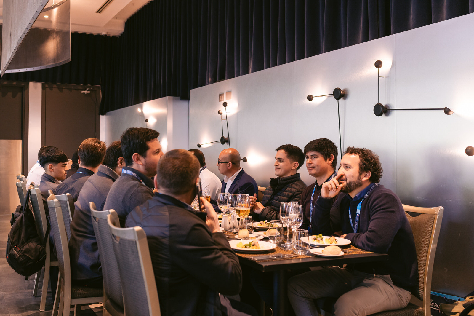 Almuerzo grupal Seminario WEG Santiago
