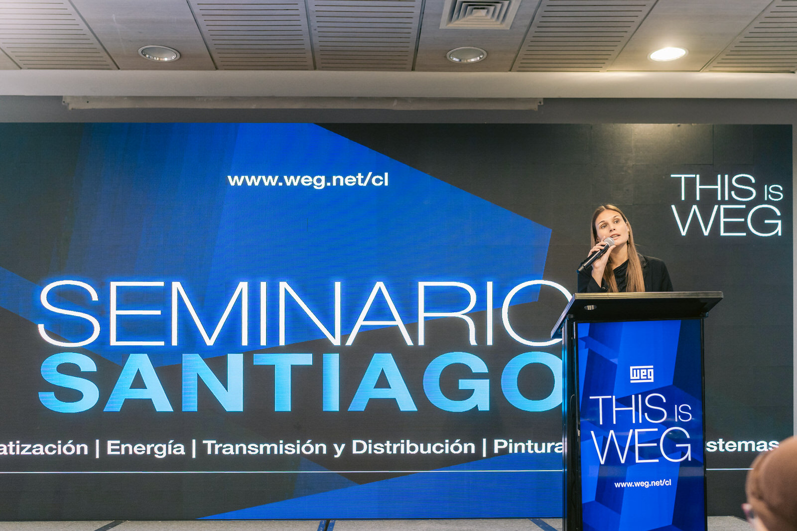 Networking lobby Seminario WEG Santiago